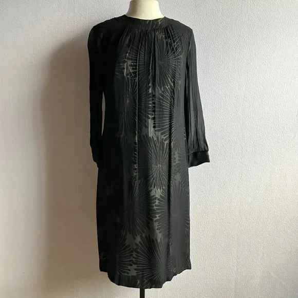 chinese dress ladies Mod Dress - Black Crepe main image 1